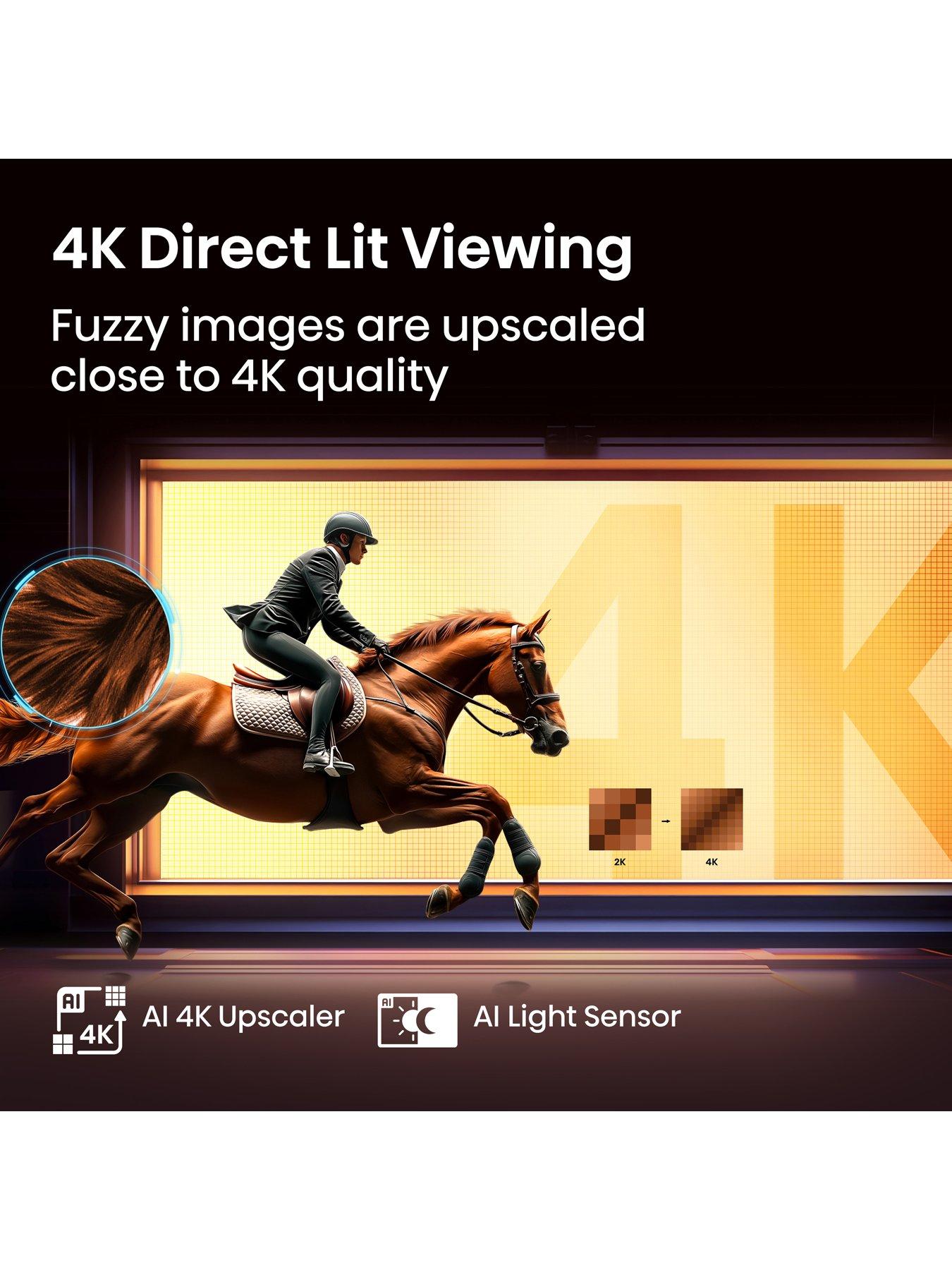 Image 3 of 6 of Hisense E6Q 58" 4K HDR Smart TV with Freely