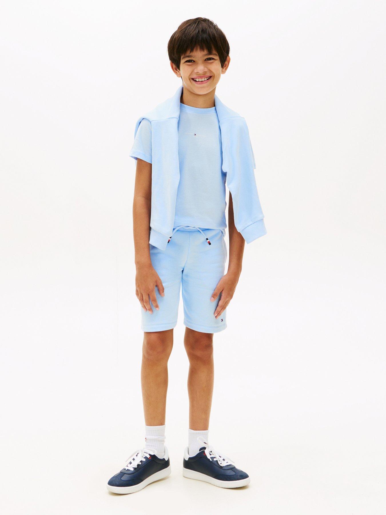 Tommy Hilfiger Boys Essential T-Shirt and Shorts Set - Blue