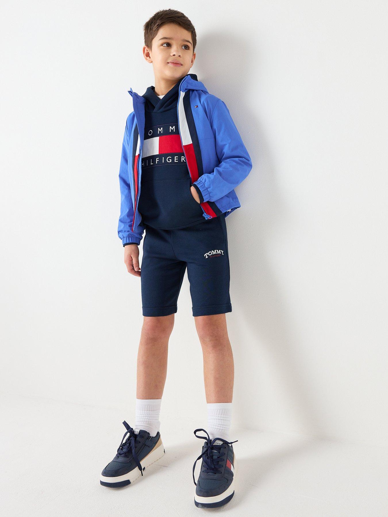 Image 3 of 5 of Tommy Hilfiger Boys Colourblock Flag Jacket - Blue