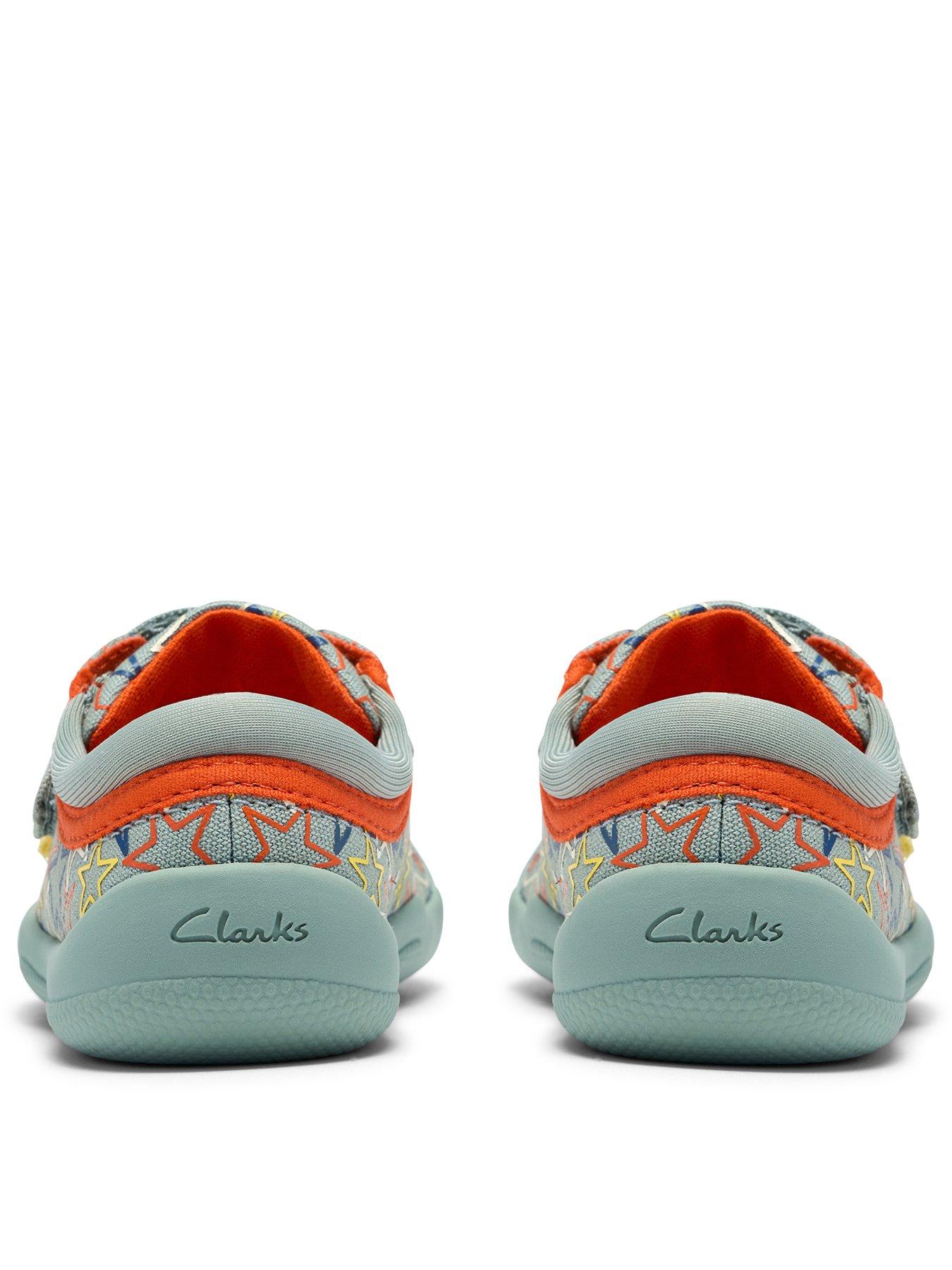 Image 3 of 6 of Clarks Baby Briley Fly First Shoe - Green