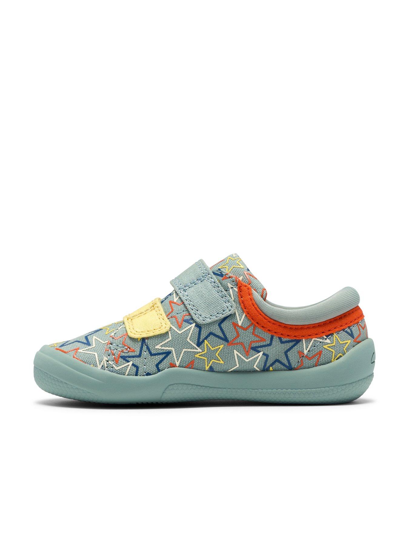 Image 6 of 6 of Clarks Baby Briley Fly First Shoe - Green