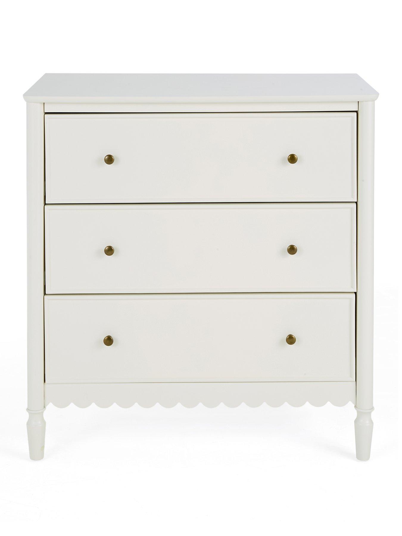 Image 2 of 6 of The Very Collection New Scallop 3 Drawer Chest&nbsp;- FSC&reg; Certified