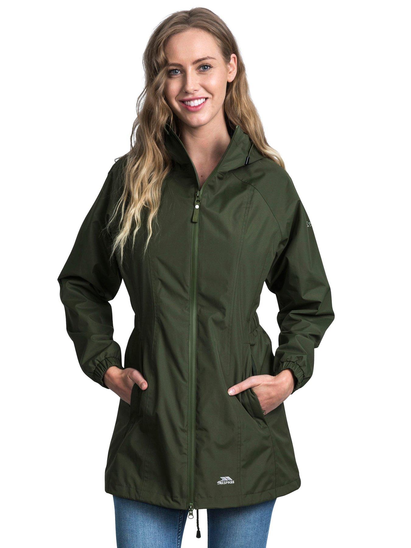 front image of trespass-womens-daytrip-jacket-khaki