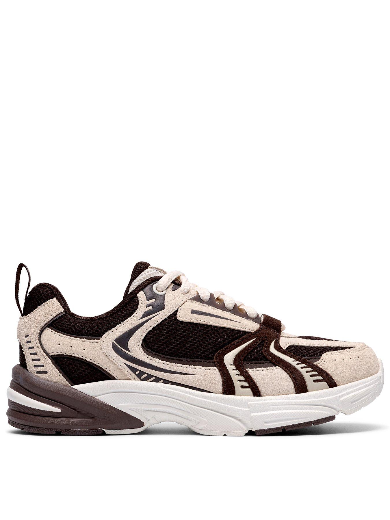 Image 1 of 6 of Clarks Youth Crafton Vibe Trainer - Brown