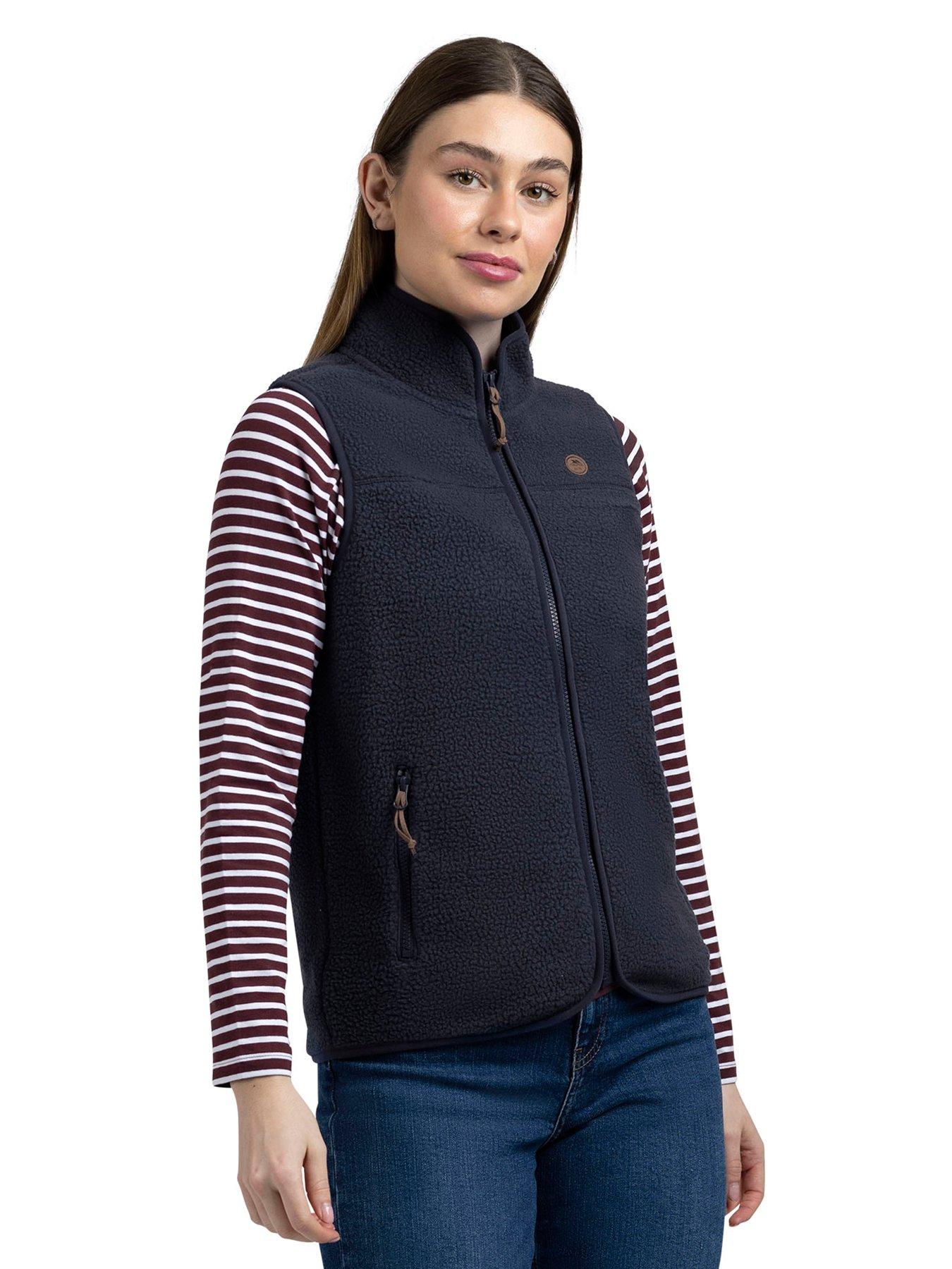Trespass Womens Notion Fleece Gilet - Navy