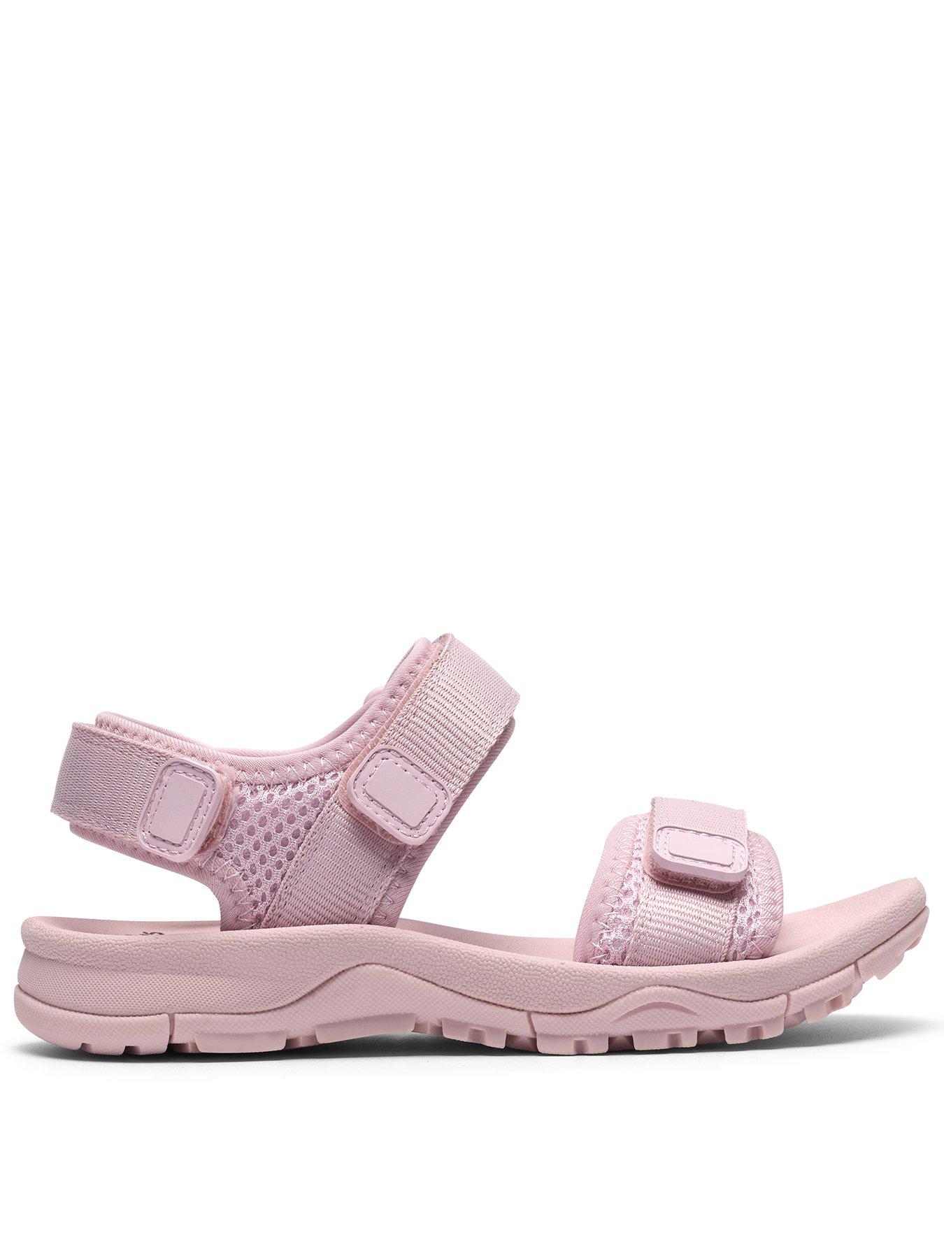 Image 1 of 6 of Clarks Junior Wharf Tide Sandal - Pink