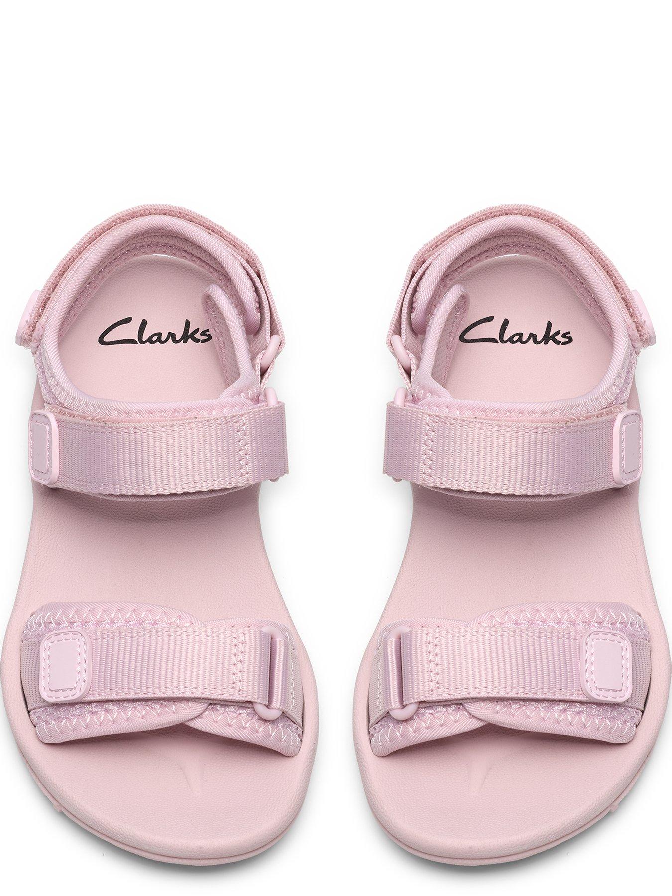 Image 4 of 6 of Clarks Junior Wharf Tide Sandal - Pink