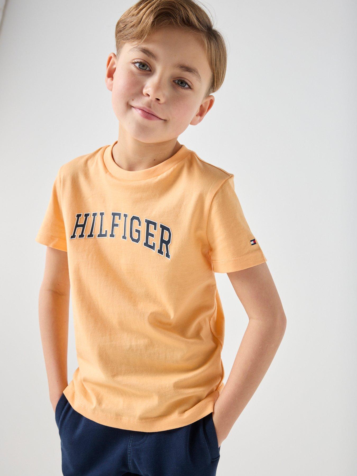 tommy-hilfiger-boys-varsity-short-sleeve-t-shirt-orange