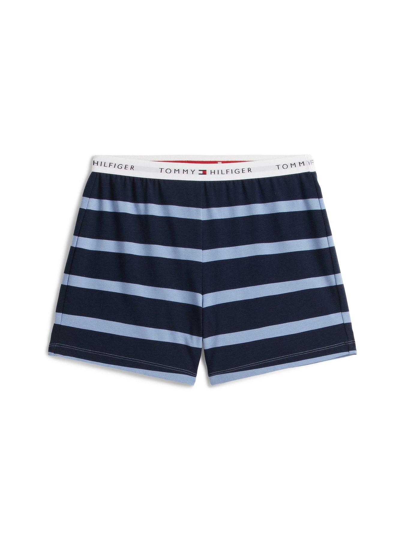 Image 6 of 6 of Tommy Hilfiger Boys Short Sleeve T-Shirt And Short Pj Set - Blue