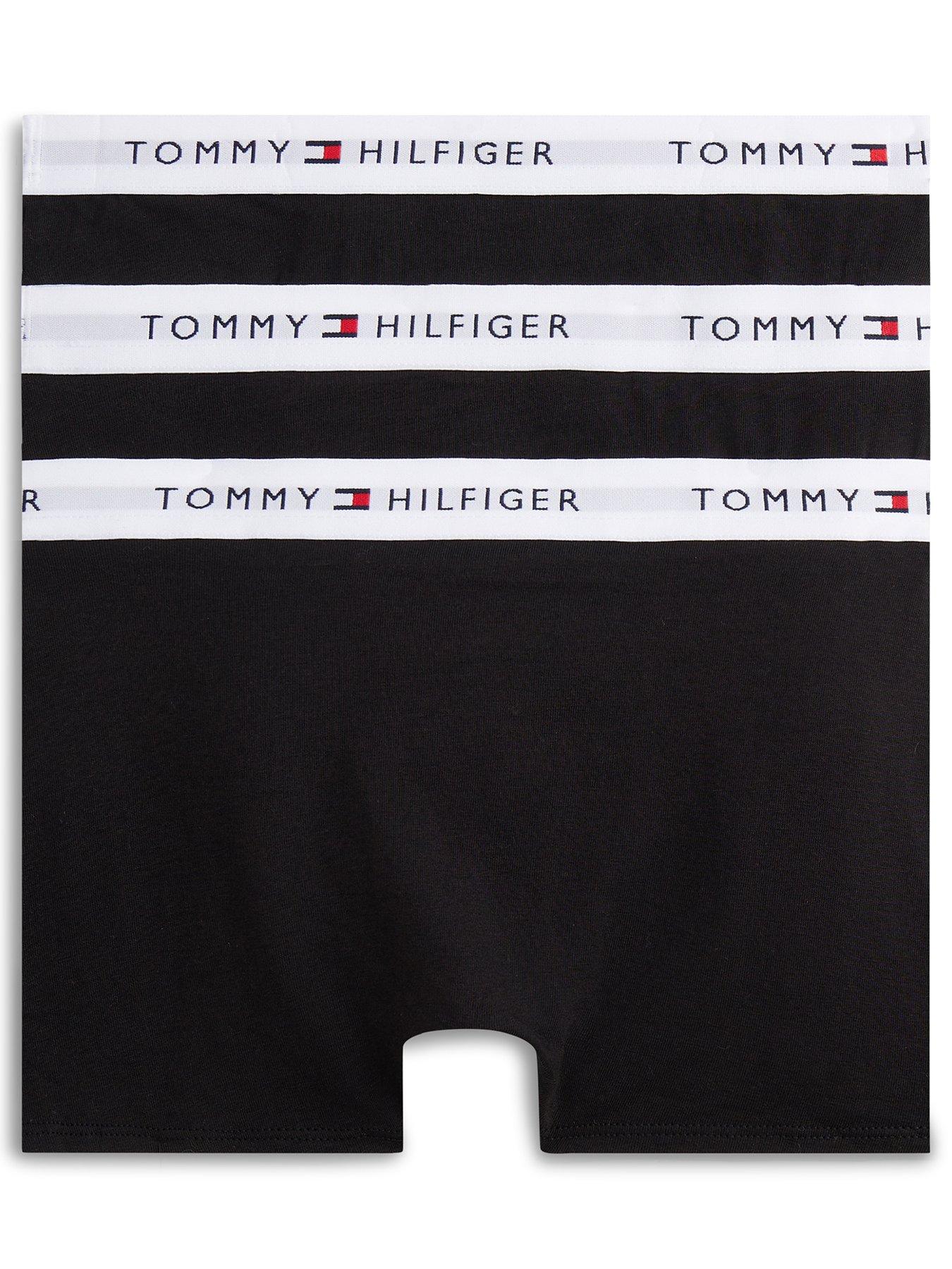 outfit image of tommy-hilfiger-boys-3-pack-trunks-black