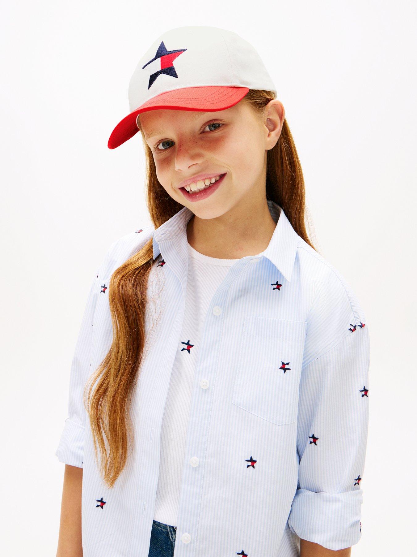 Image 2 of 5 of Tommy Hilfiger Kids Flag Colourblock Cap - Red