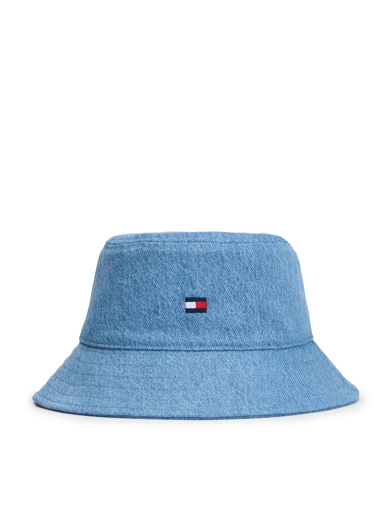 Image 1 of 5 of Tommy Hilfiger Kids Flag Denim Bucket Hat - Blue