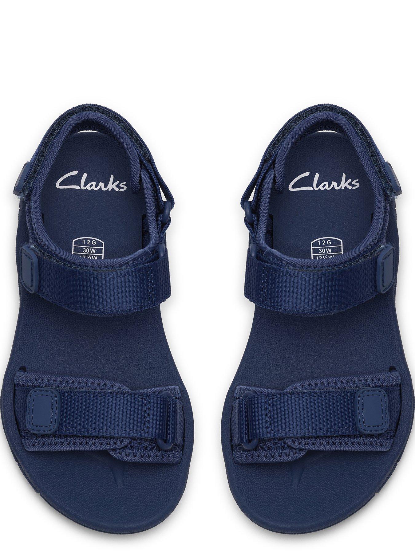 Image 4 of 6 of Clarks Youth Wharf Tide Sandal - Navy