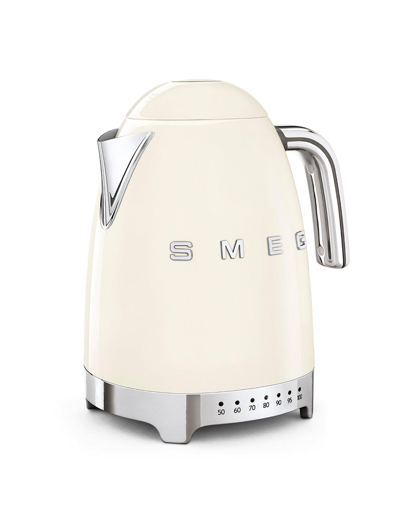  image of smeg-variable-temperature-kettle-and-4-slice-toaster-bundle--cream
