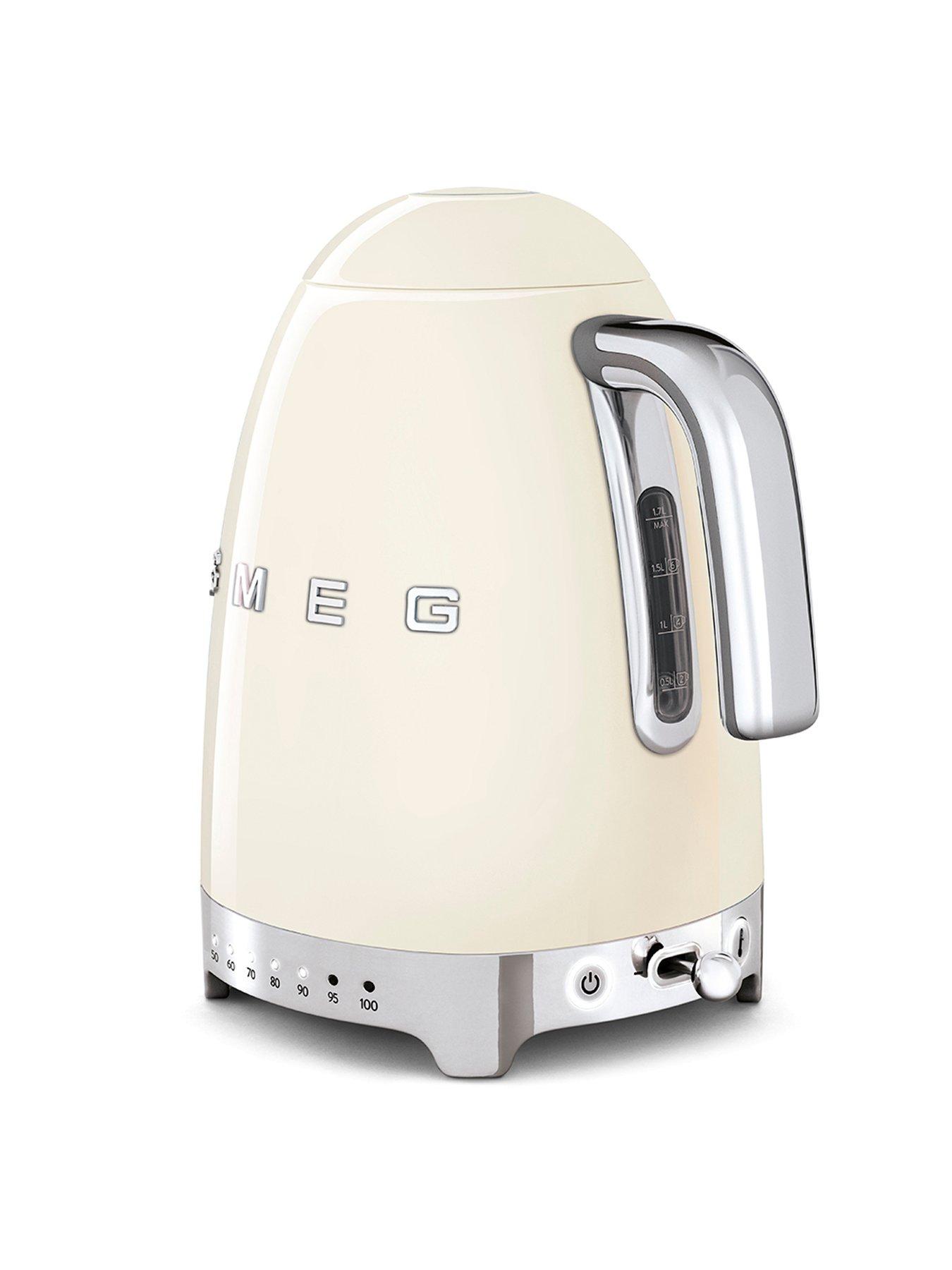  image of smeg-variable-temperature-kettle-and-4-slice-toaster-bundle--cream