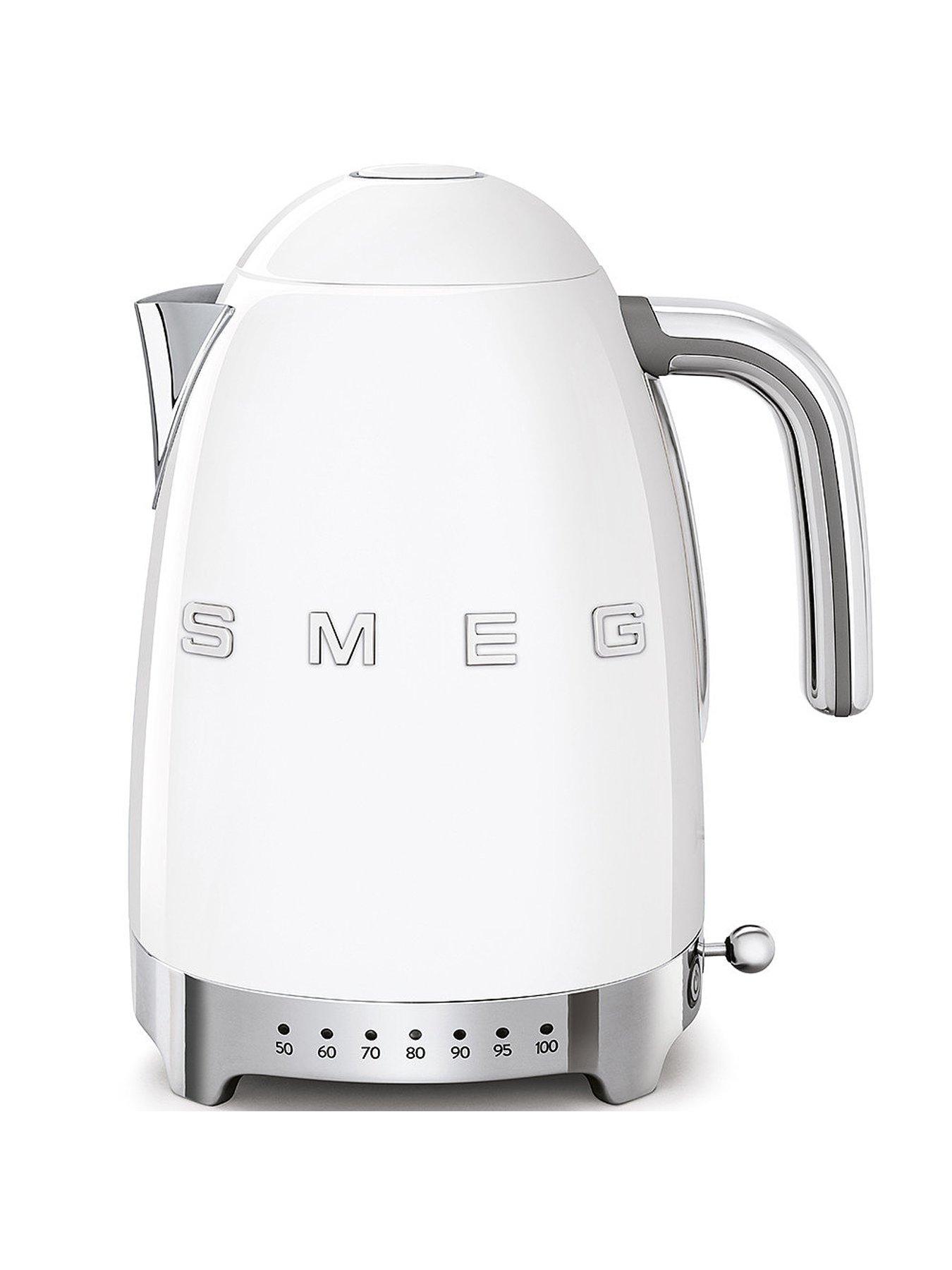  image of smeg-variable-temperature-kettle-and-4-slice-toaster-bundle--white