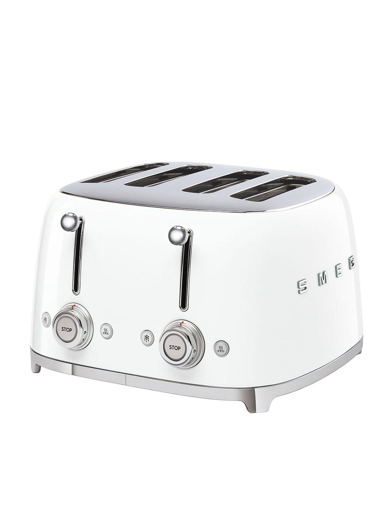 image of smeg-variable-temperature-kettle-and-4-slice-toaster-bundle--white