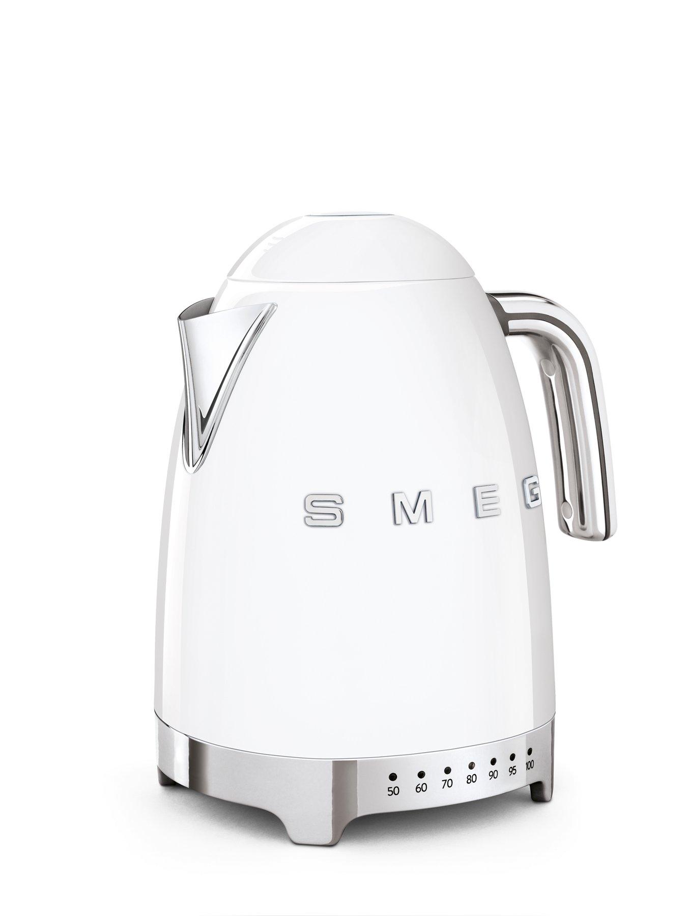  image of smeg-variable-temperature-kettle-and-4-slice-toaster-bundle--white