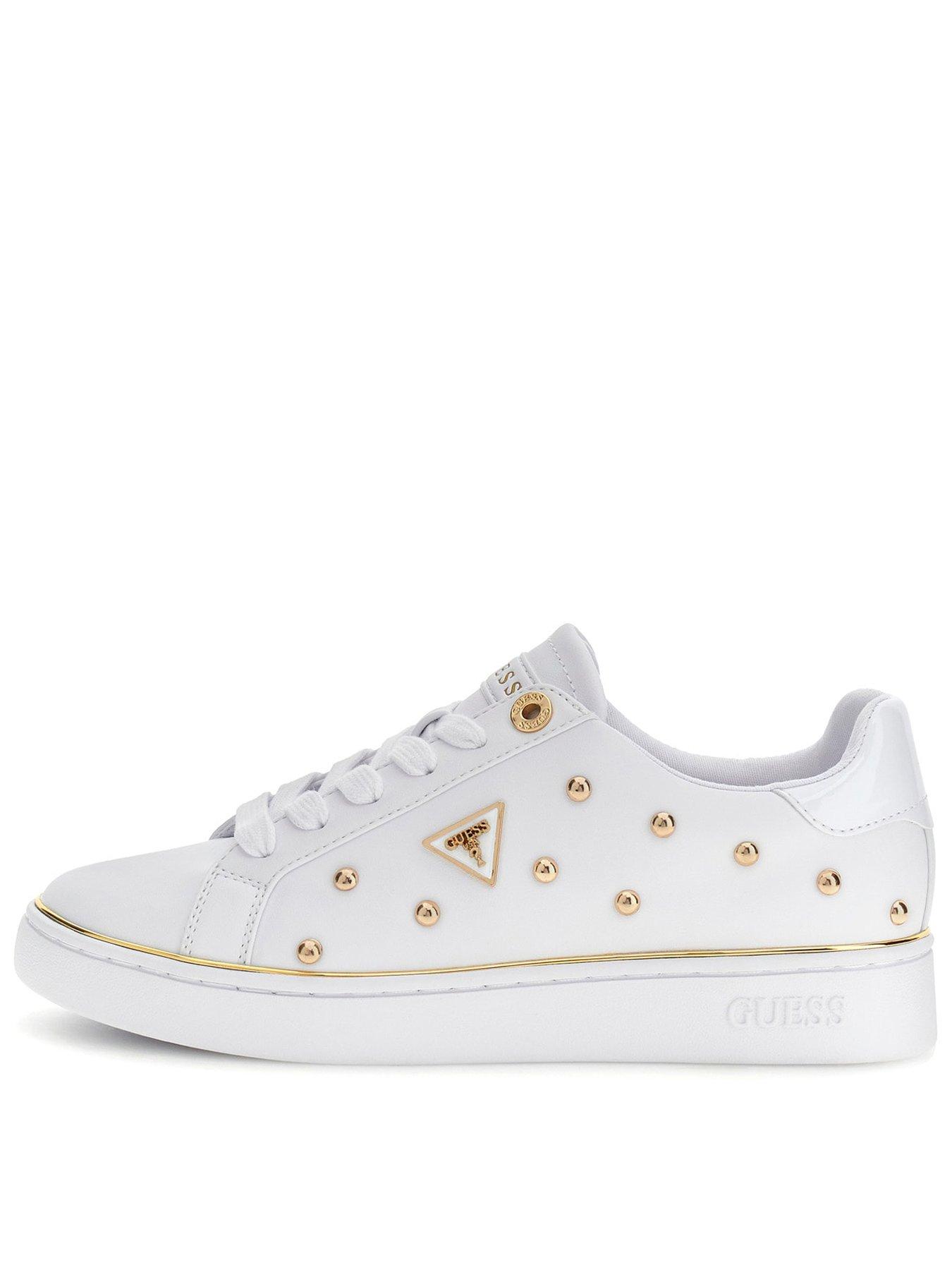  image of guess-jeans-bonitah-studded-trainer