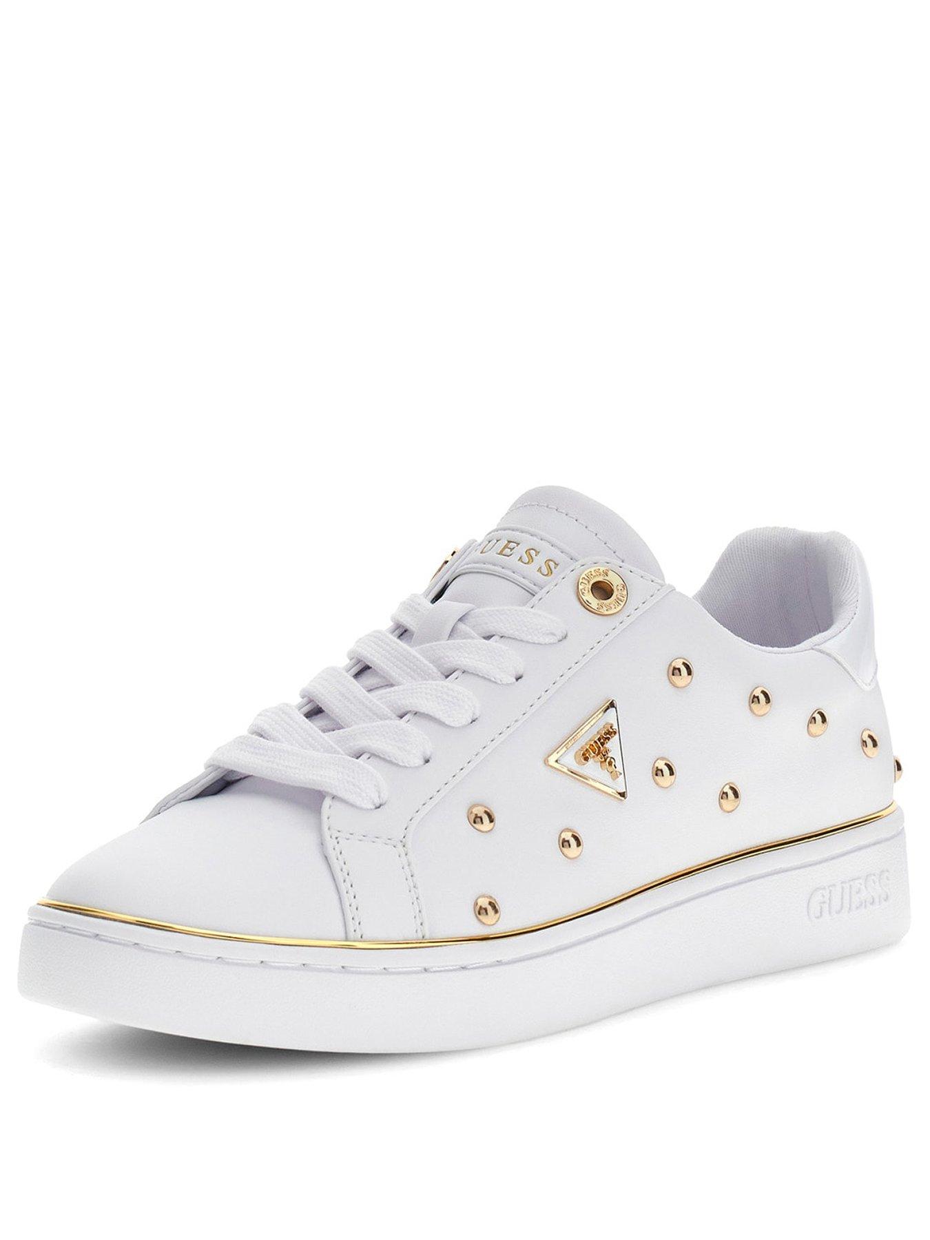 stillFront image of guess-jeans-bonitah-studded-trainer