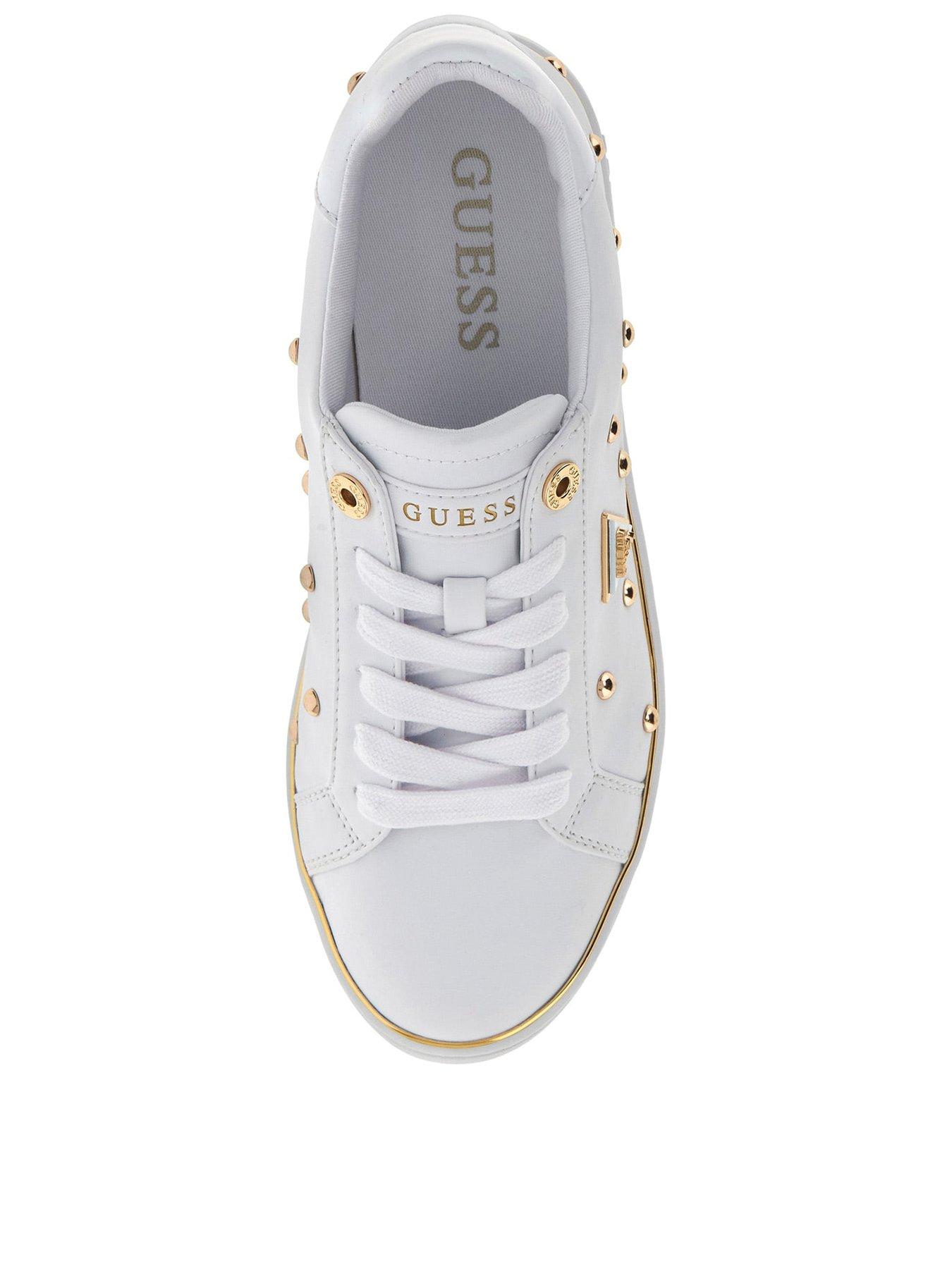  image of guess-jeans-bonitah-studded-trainer