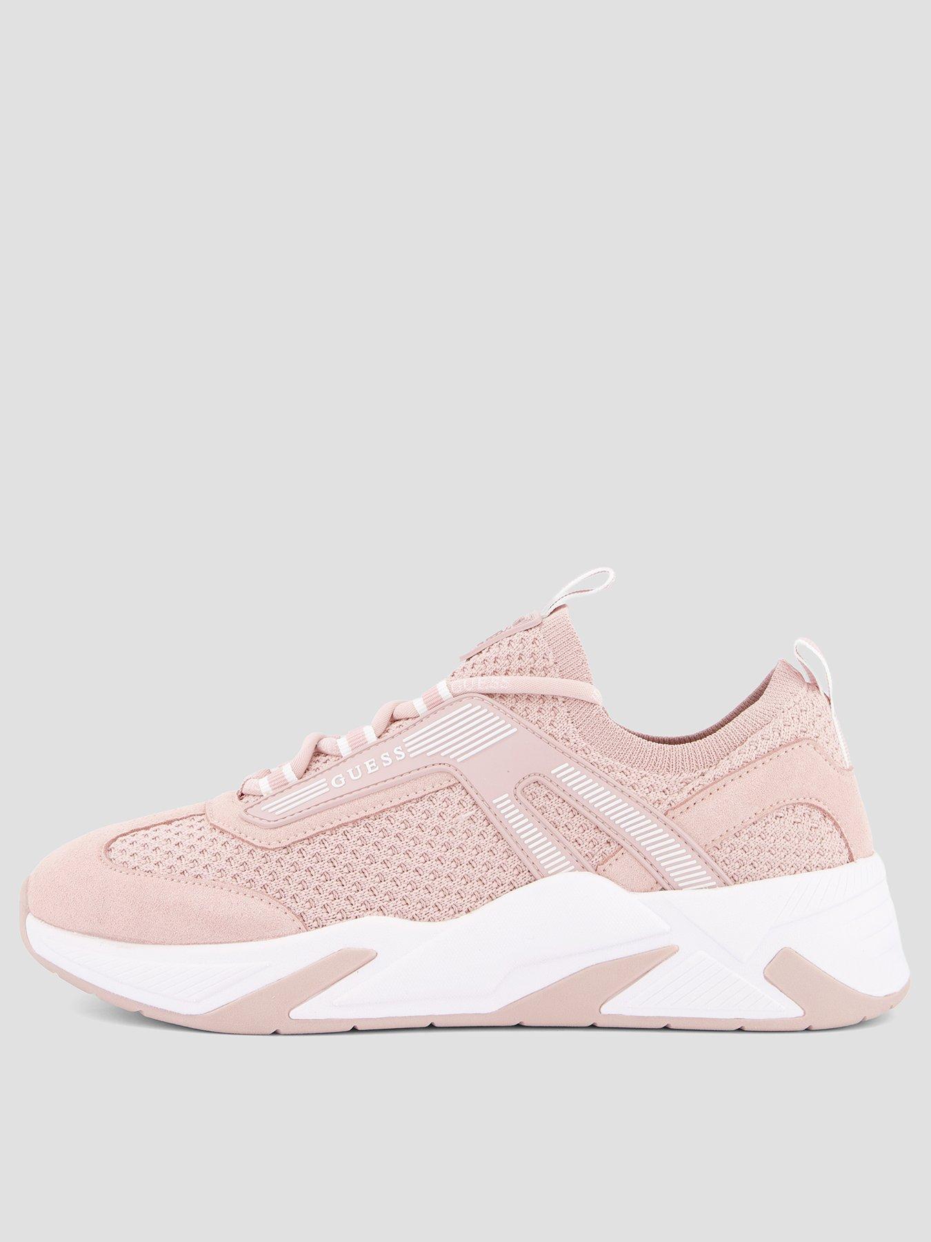 Guess Jeans Genga Knitted Running Shoes - Pink