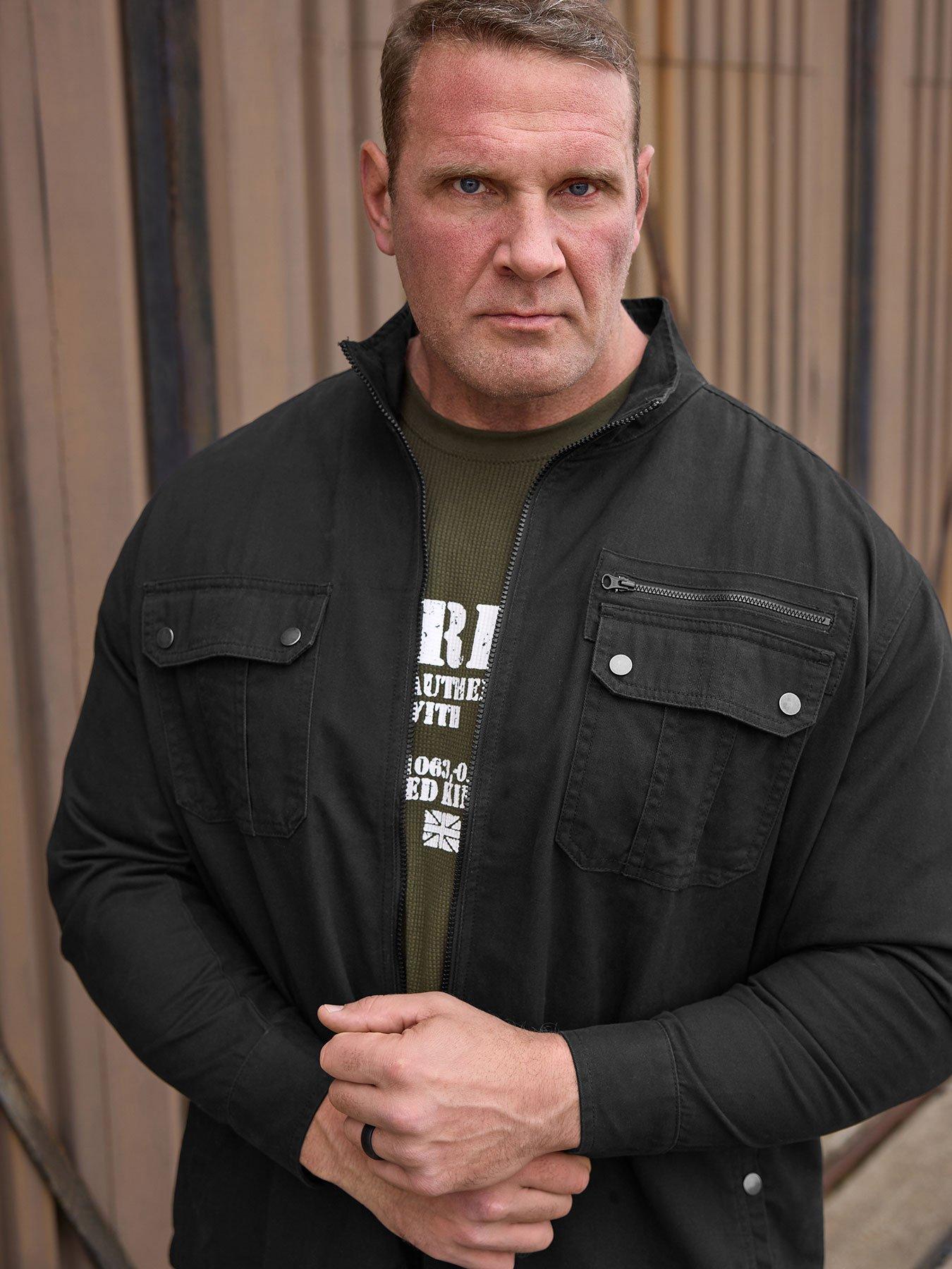 Image 1 of 4 of BadRhino Zip Thru Utility Jacket - Black