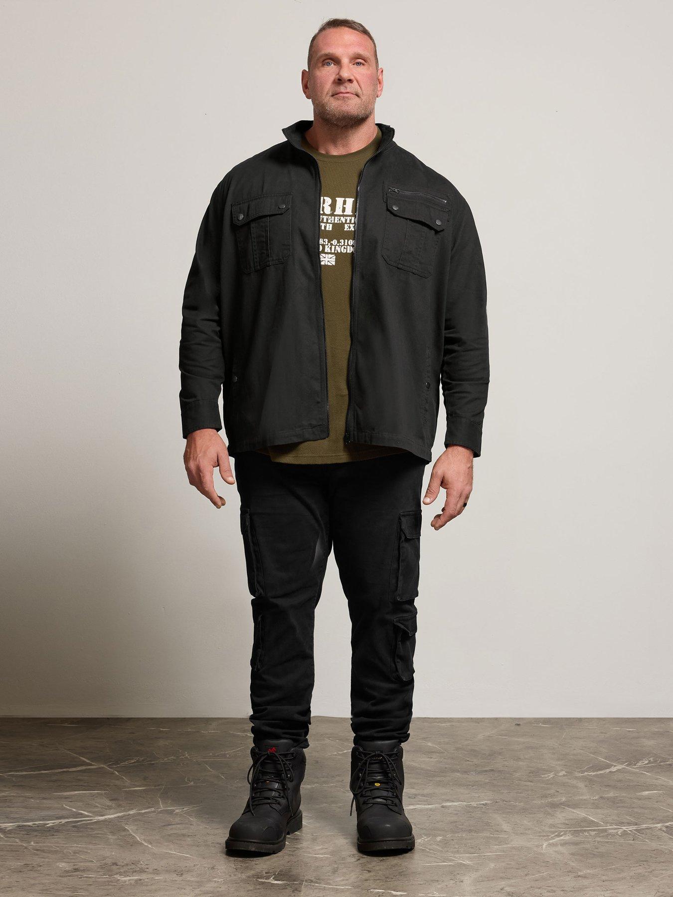 Image 3 of 4 of BadRhino Zip Thru Utility Jacket - Black