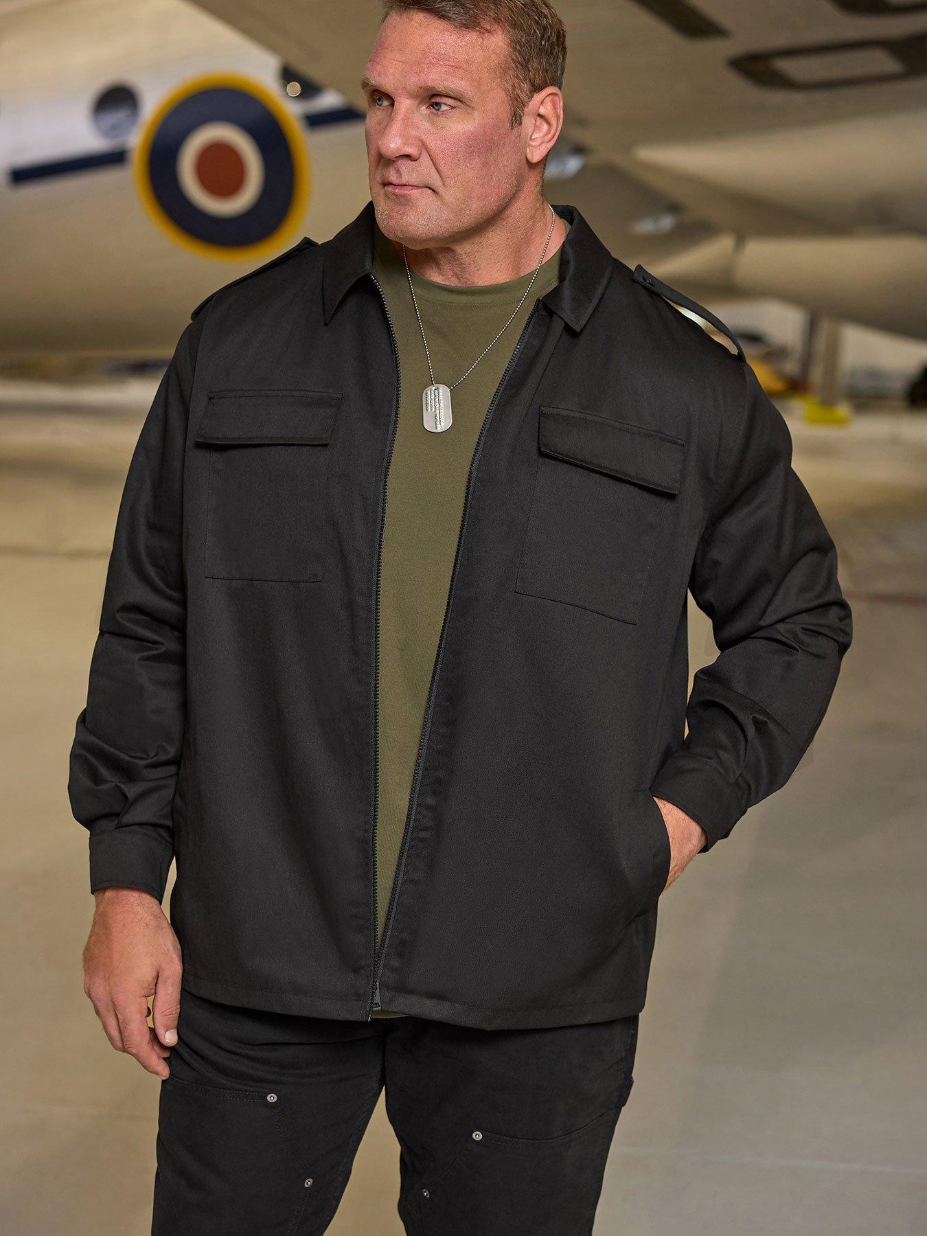 Image 1 of 4 of BadRhino Zip Trough Jacket - Black