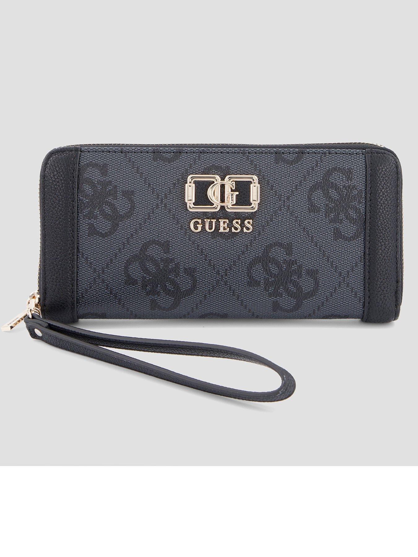 Image 1 of 4 of Guess Jeans Karnilla Logo Zip Around Purse