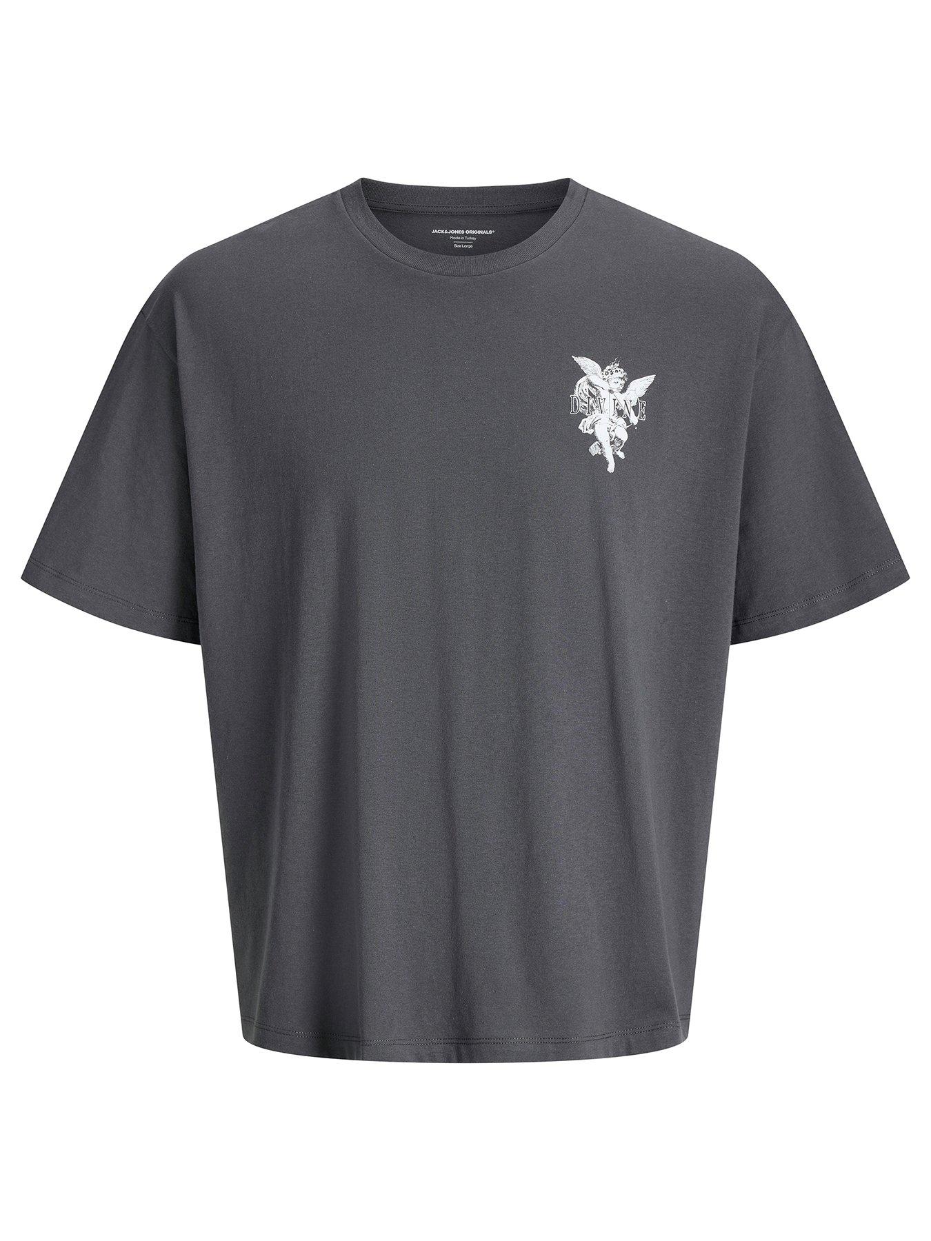 Image 2 of 4 of Jack & Jones Divine Graphic T-Shirt - Grey