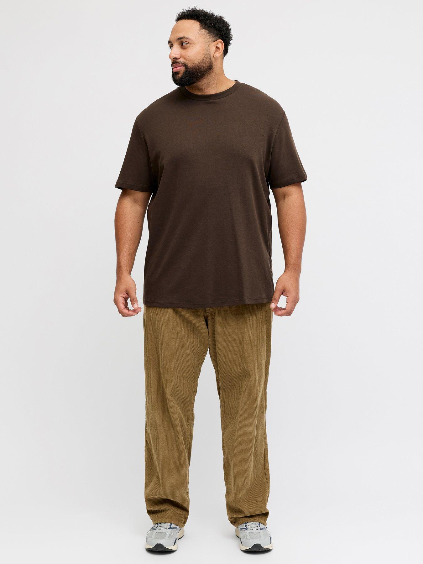 Image 3 of 7 of Jack & Jones Plus Back Graphic T-Shirt - Brown
