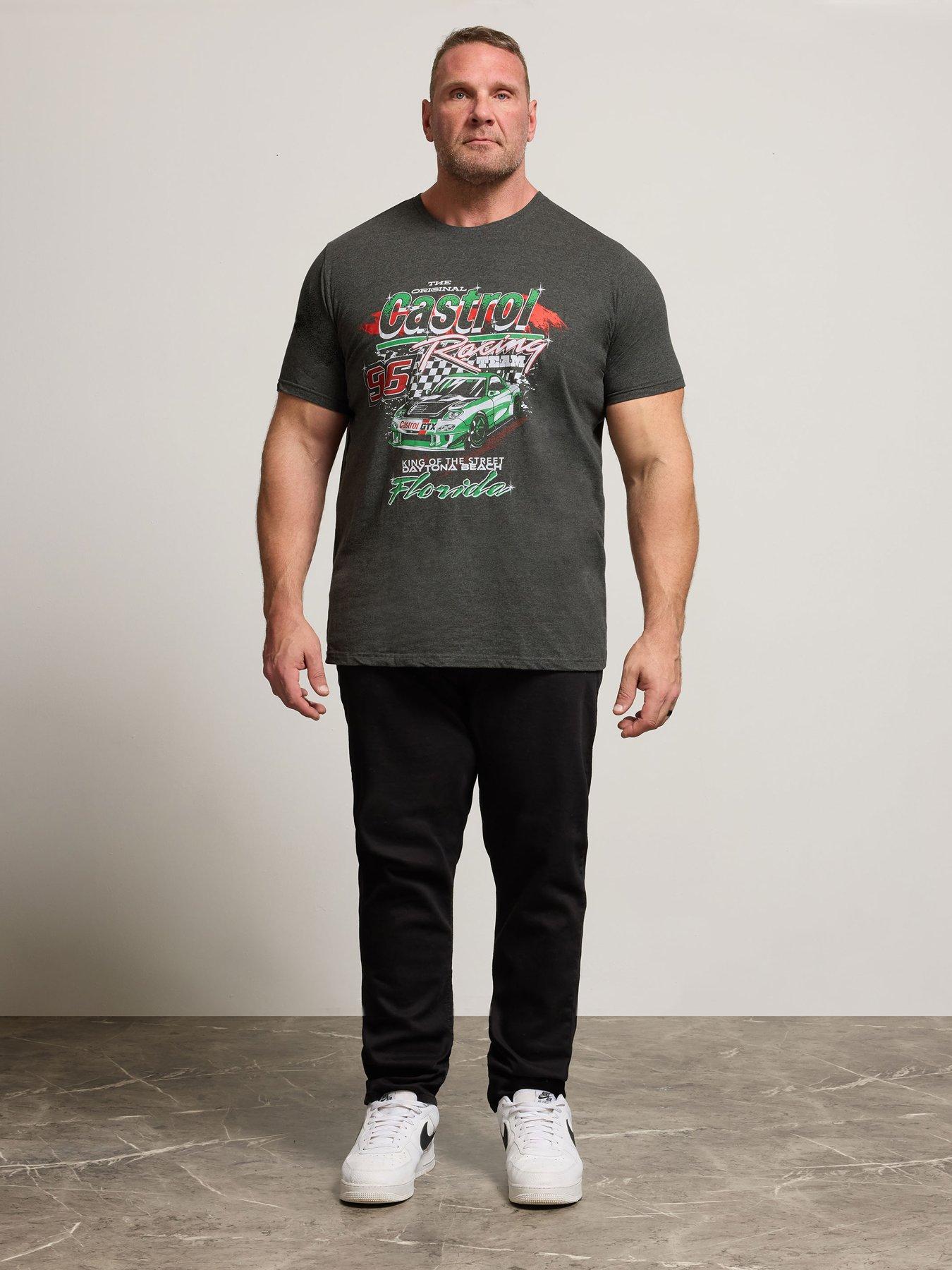  image of badrhino-regular-graphic-tops-grey