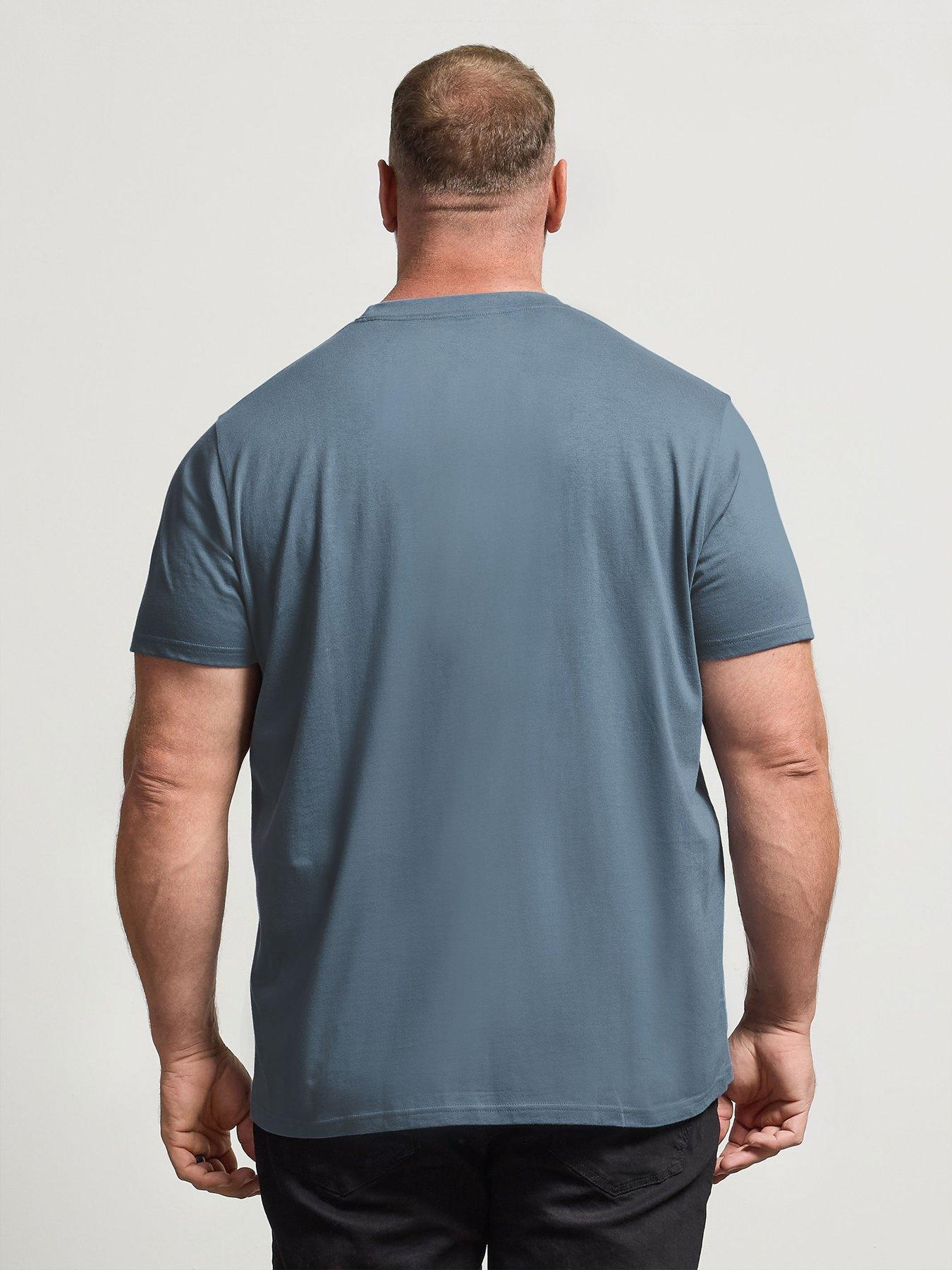  image of badrhino-5-pack-short-sleeve-t-shirt-blue