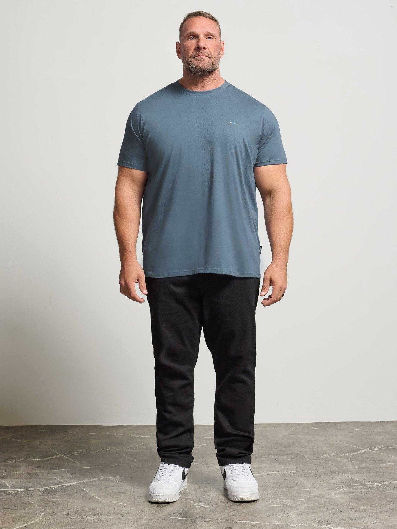  image of badrhino-5-pack-short-sleeve-t-shirt-blue