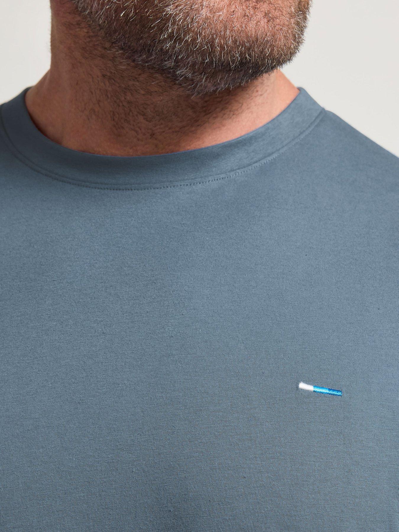  image of badrhino-5-pack-short-sleeve-t-shirt-blue