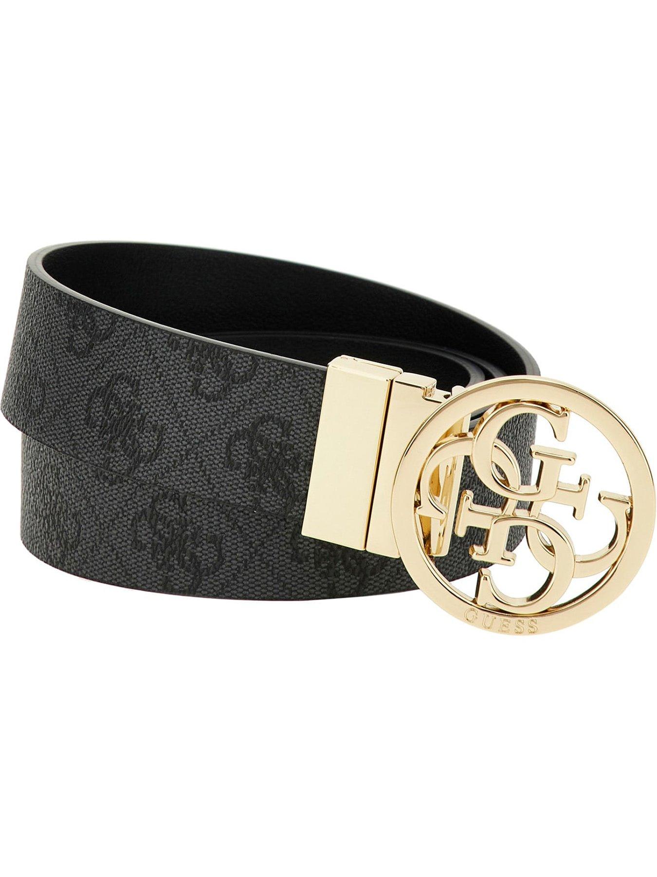 Guess Jeans Noelle 4G Logo Belt - Black