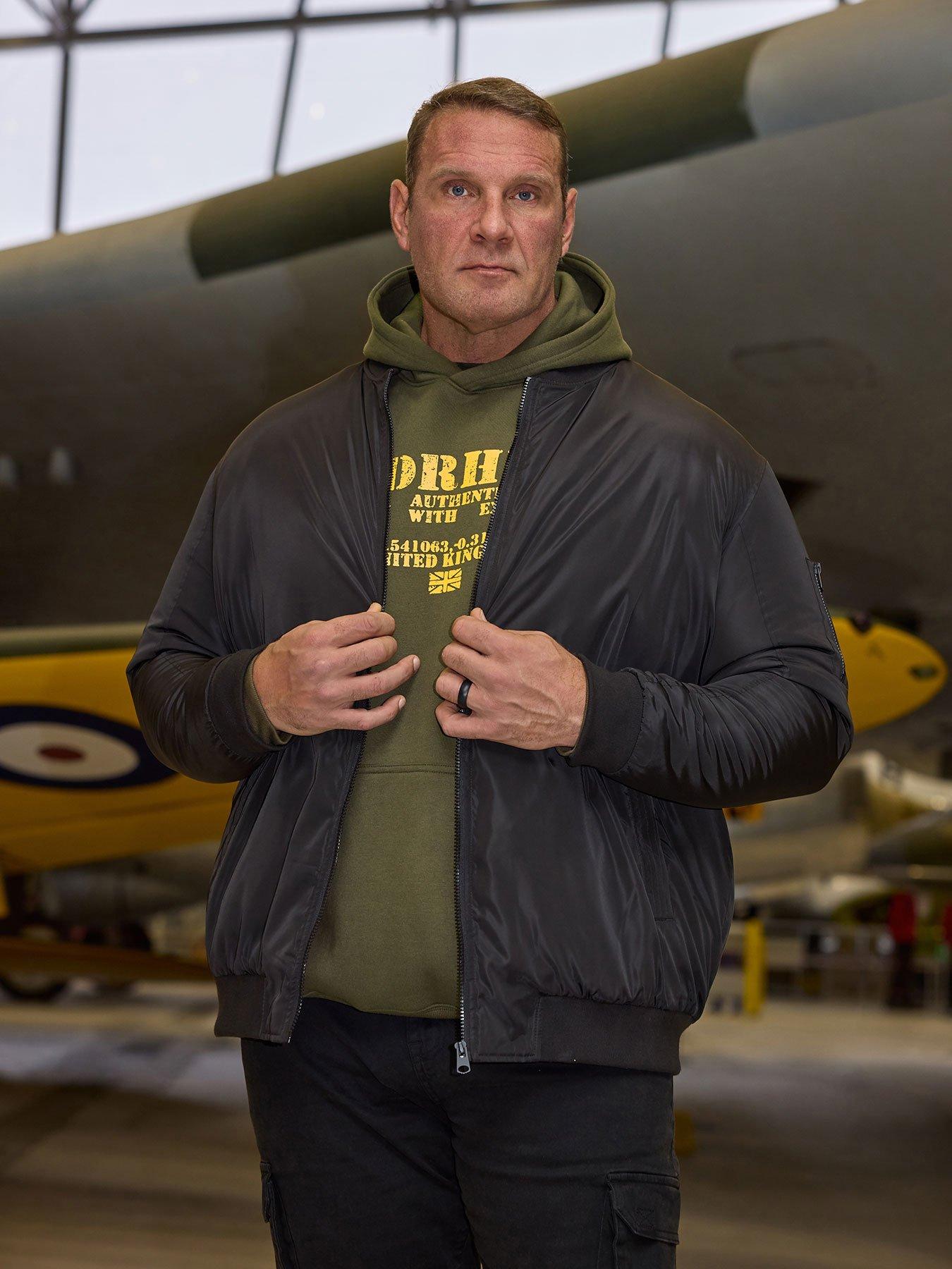 Image 1 of 5 of BadRhino Bomber Jacket - Black