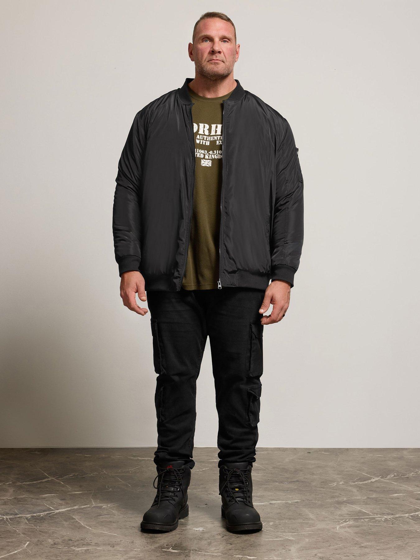 Image 2 of 5 of BadRhino Bomber Jacket - Black