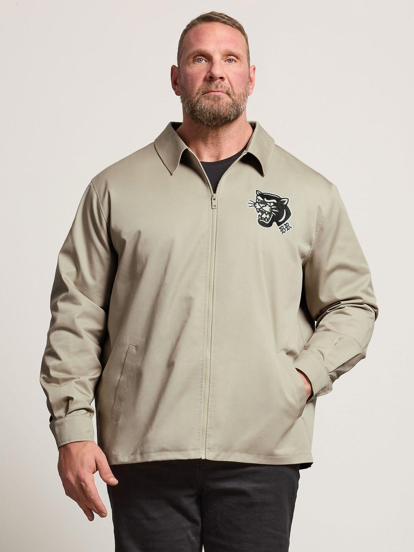 Image 1 of 6 of BadRhino Canvas Patch Jacket - Beige
