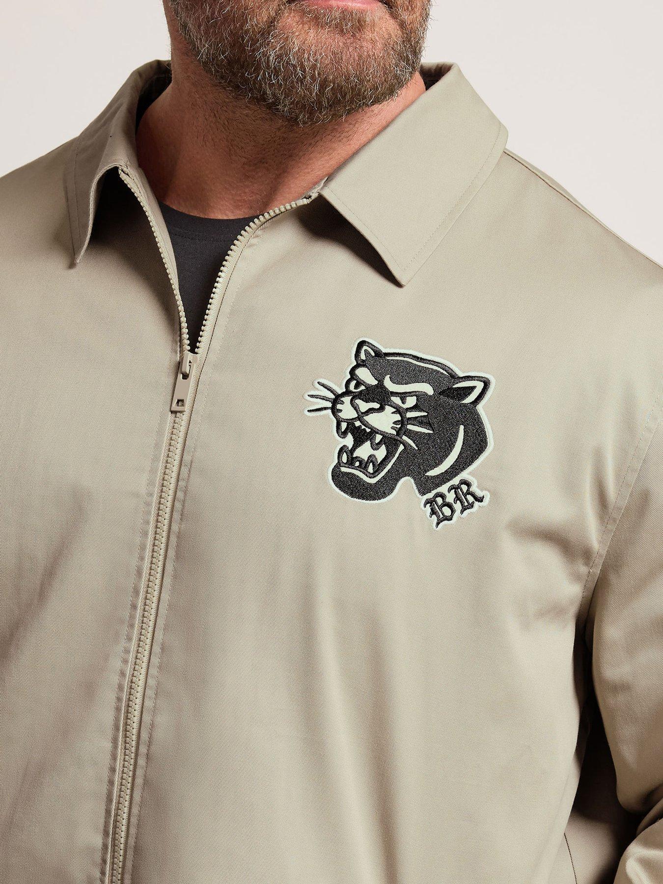Image 4 of 6 of BadRhino Canvas Patch Jacket - Beige