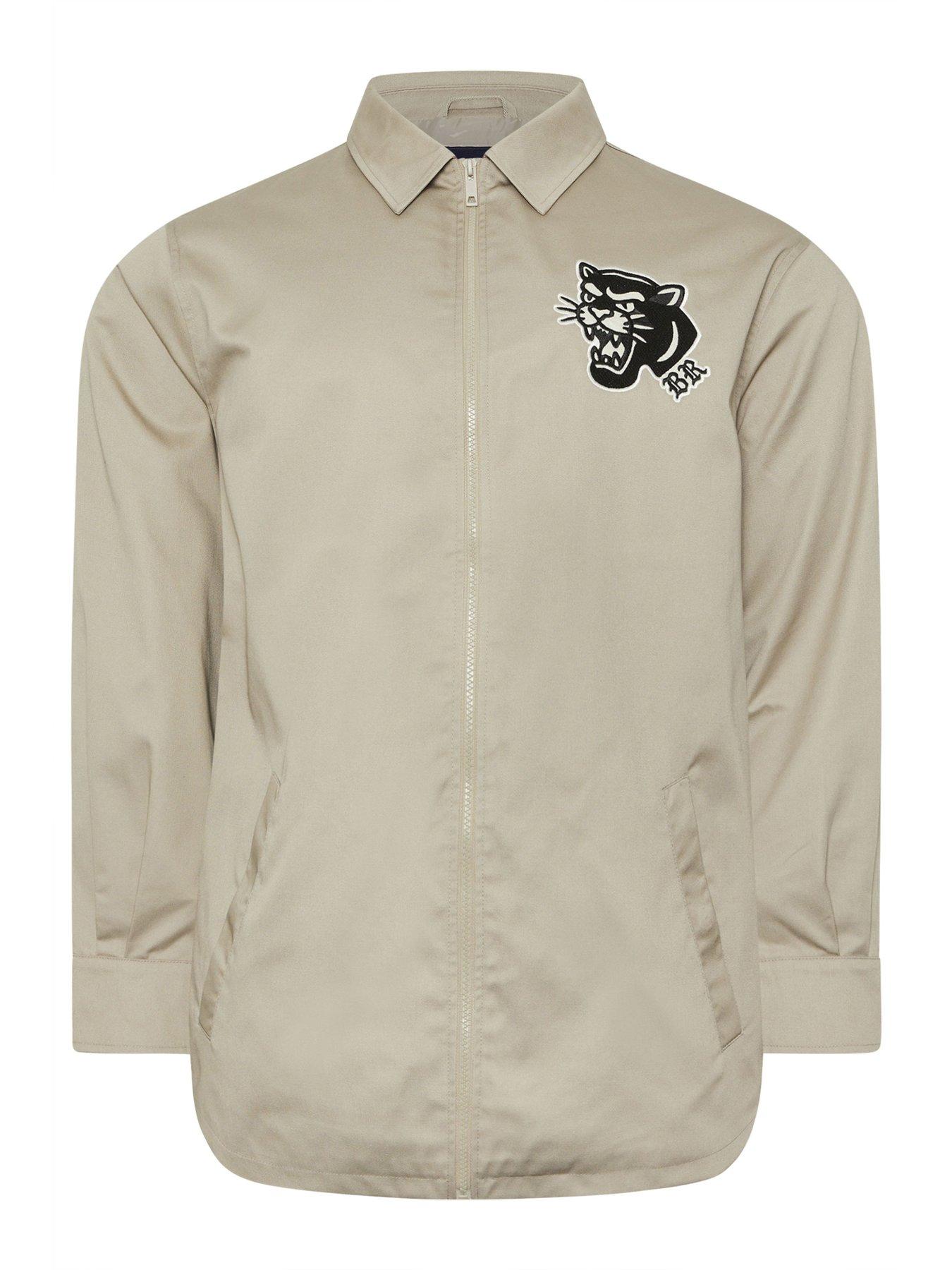 Image 5 of 6 of BadRhino Canvas Patch Jacket - Beige