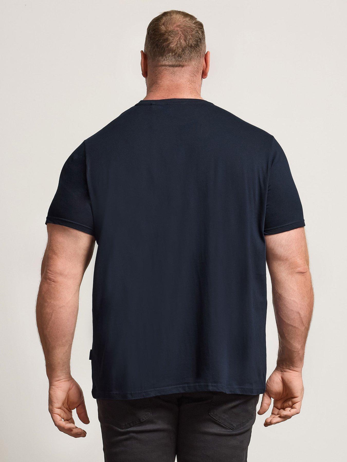 stillFront image of badrhino-superman-back-and-front-t-shirt-blue