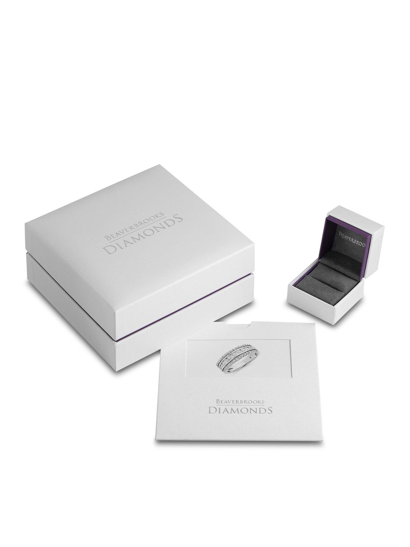  image of beaverbrooks-platinum-diamond-solitaire-engagement-ring