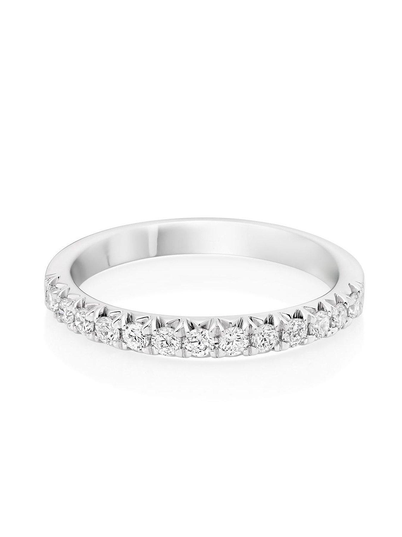 stillFront image of beaverbrooks-beaverbrooks-platinum-diamond-half-eternity-ring