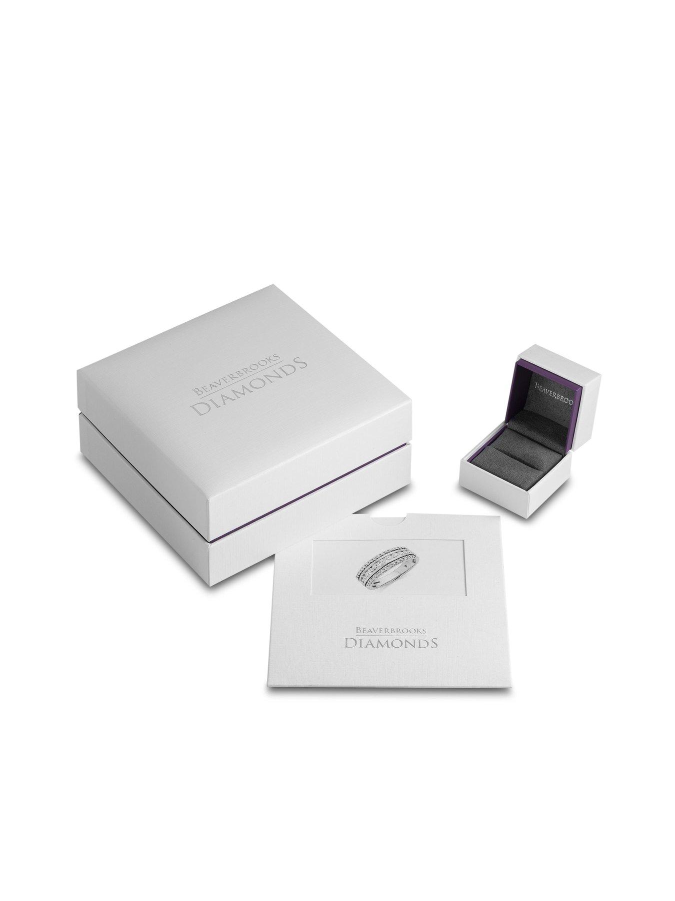  image of beaverbrooks-9ct-yellow-gold-diamond-halo-ring