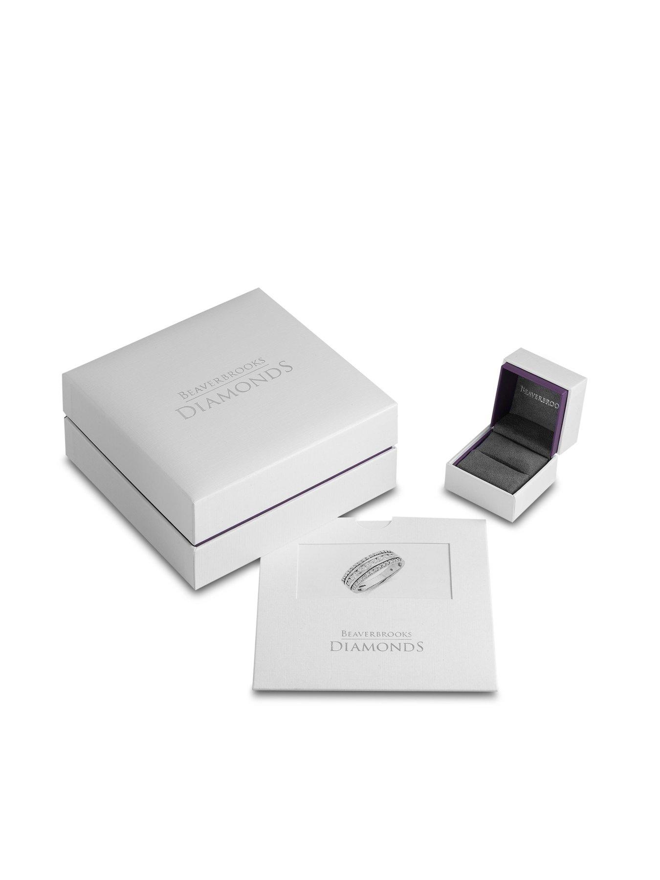  image of beaverbrooks-9ct-white-gold-diamond-pear-shaped-cluster-halo-ring