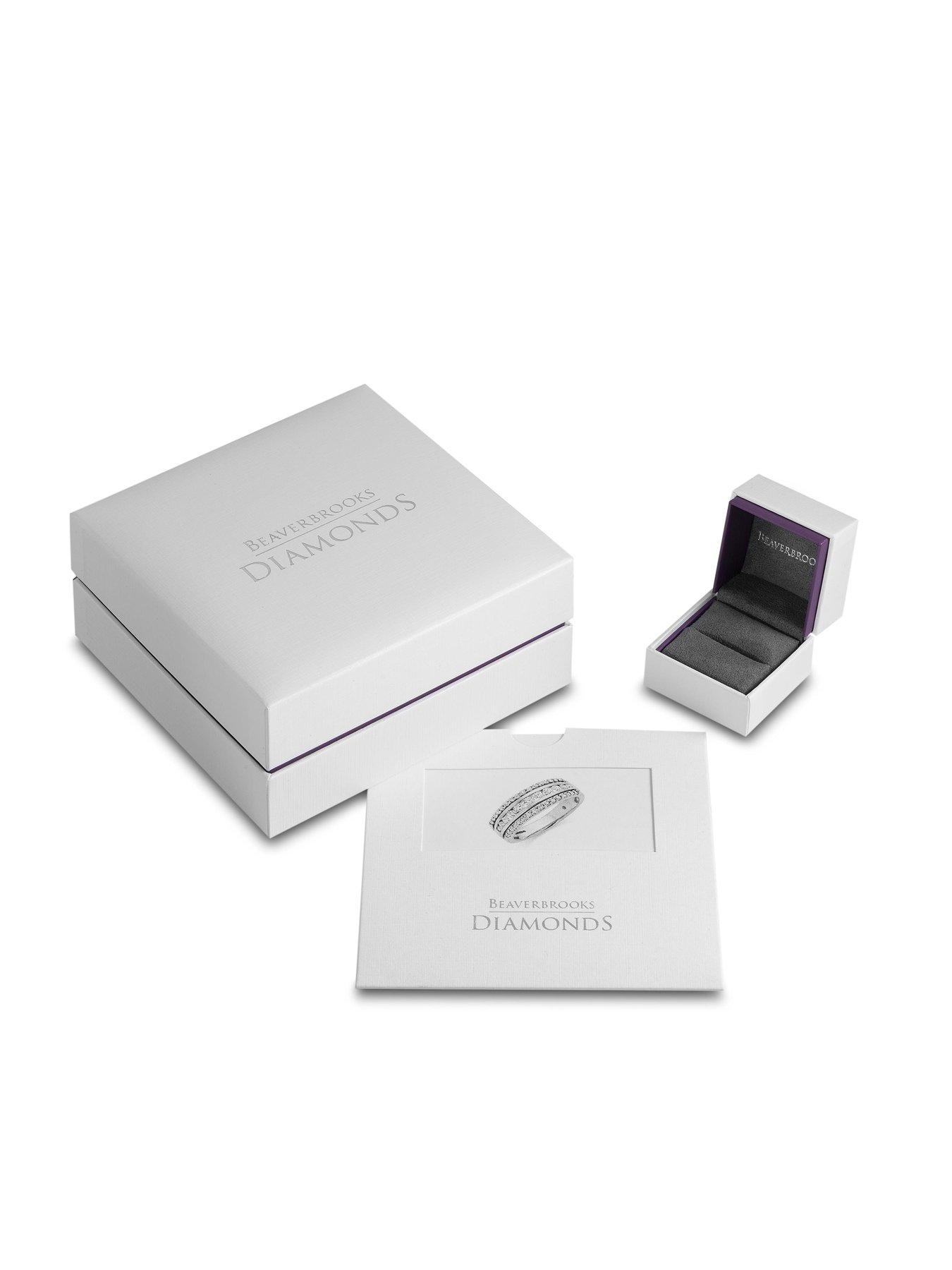  image of beaverbrooks-platinum-diamond-solitaire-engagement-ring