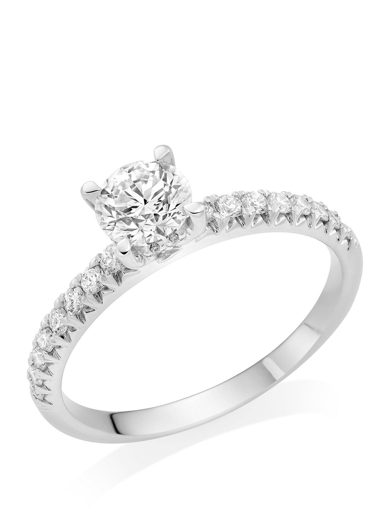 Beaverbrooks Beaverbrooks Platinum Diamond Solitaire Ring