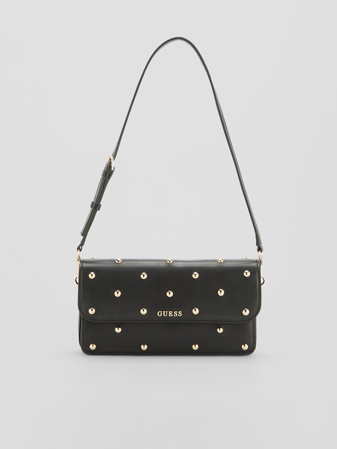 Guess Jeans Sadie Flap Shoulder Bag - Black